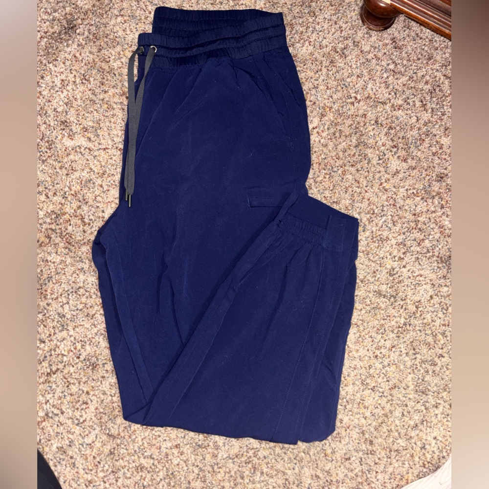 Navy Blue Jogger Scrub Pants